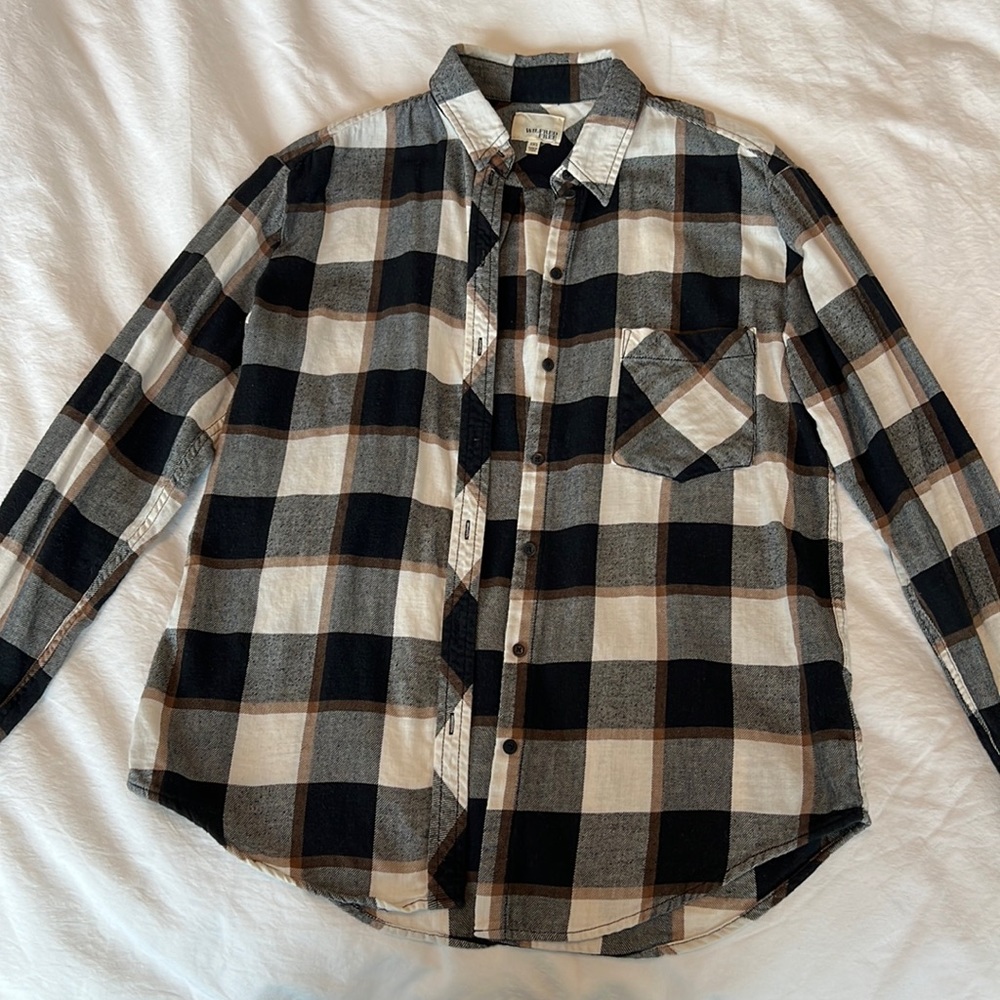 Aritzia Wilfred Free Plaid Flannel
